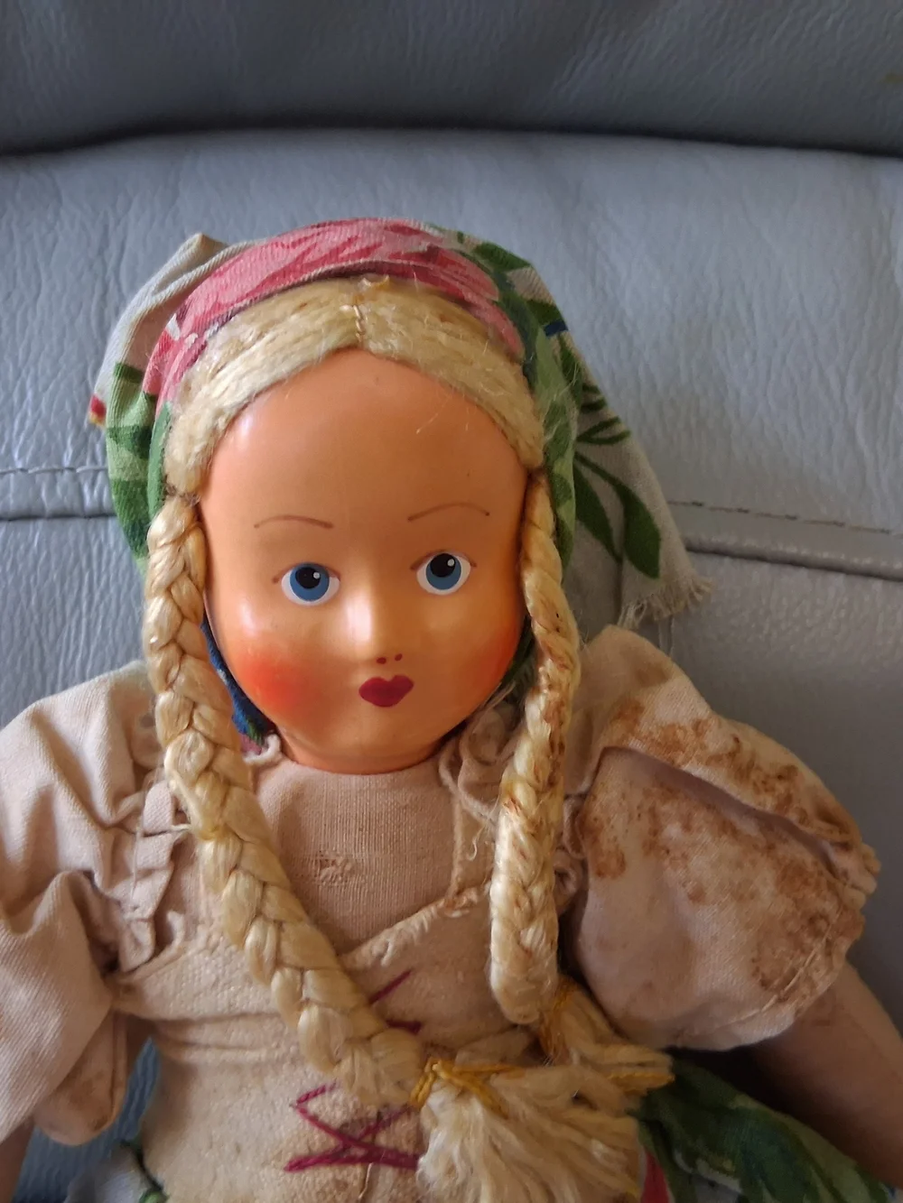 Vintage Polish Sawdust Rag Doll